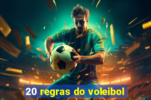 20 regras do voleibol